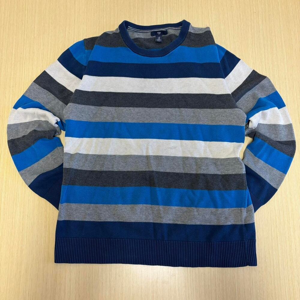 Vintage Striped Y2K Rugby Sweater